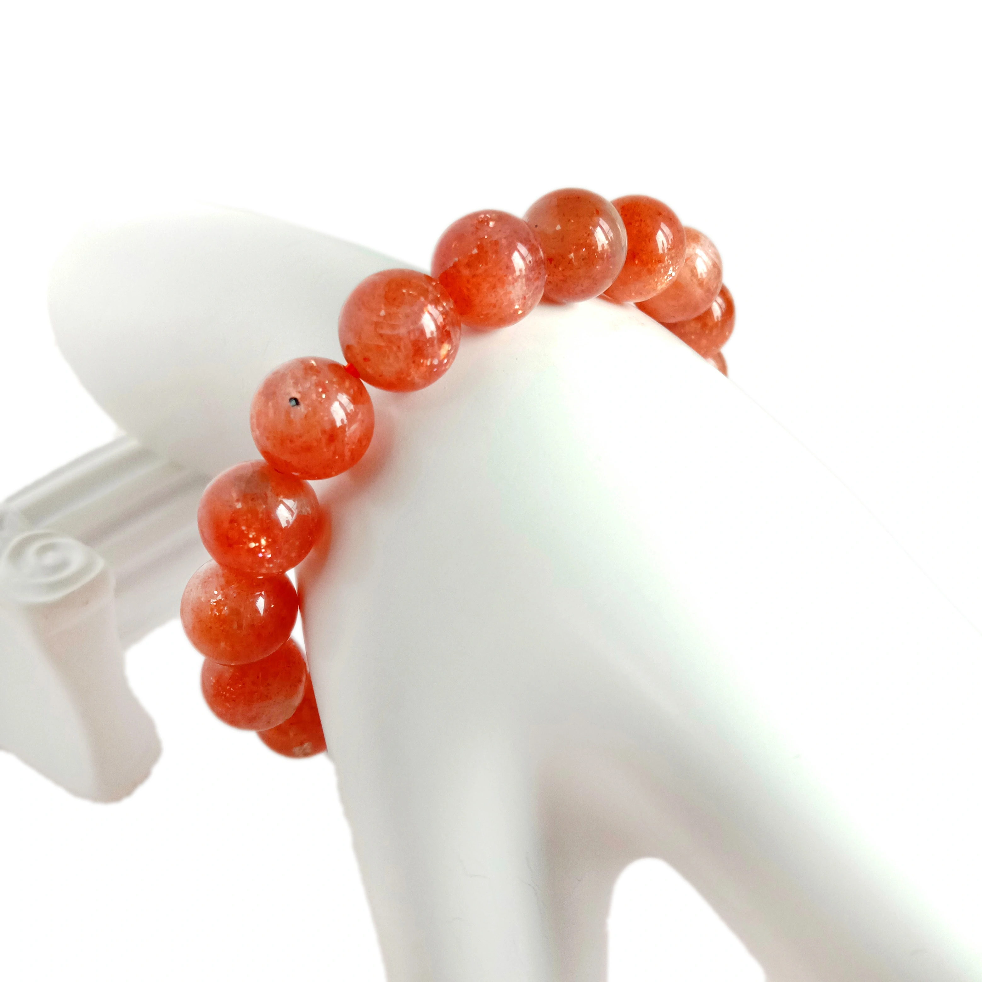Natural Sunstone Beads 11mm gemstone beads Round Beads Craft Supplies 1