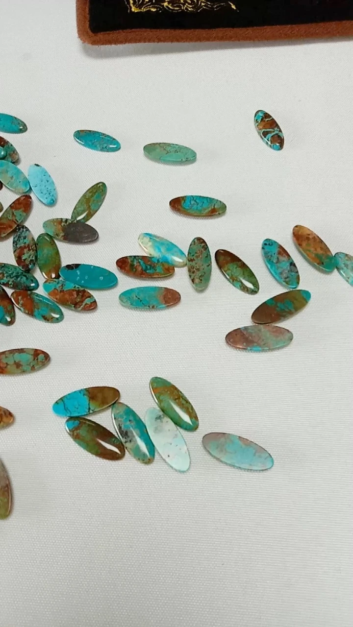 Natural Turquoise 10*26mm oval Turquoise Cabochons 1