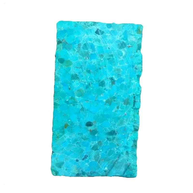 100% Naturally Blue Color Turquoise Compressed Block.1 1