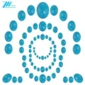 Natural Stone Turquoise Cabochon Flatbacks Oval Gemstone Cabochons For Jewelry Making 1