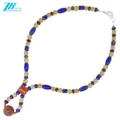 Yellow Bumble Bee And Amber Square Pendant Lapis Lazuli Pietersite Faceted Orange Garnet Fashionable Gemstone Necklace 1