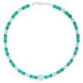 Amaso endalo angqukuva eTurquoise anePeral Entle yeJasper kunye neSakura emhlophe yeOnyx Gemstone Pendant yeFashion Jewelry isipho seMo 1