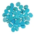 8mm*10mm Natural Turquoise Cabochon High Quality Genuine Gemstonefor Jewelry Bracelet Necklace Making Diy 1