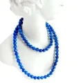 Kyanite Gemstone Natural Grade 3a Micro Faceted Round Beads 16 Inch Full Strand 1