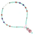 Lewn Naturali U Oranġjo Spiny Oyster Spodumene Kunzite Vjola Prehnite Amazonite Korall Charoite Fashion Necklace 1