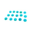 6mm Natural Turquoise Cabochon Round Order Working Also Turquoise Small Size 1