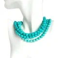 Natural 9mm Blue Turquoise Howlite Round Beads Genuine Gemstone 1