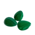 Natural malachite Loose Gemstone Malachite Cabochon Pear Shape Jewelry Making Cabs1 1