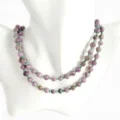 Pure And Elegant Purple Dragon Crystal Necklace 1