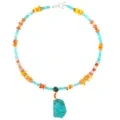 I-Turquoise yeNdalo kunye neOrenji entle eSpiny Oyster engaqhelekanga Amber Seraphinite Amazonite Purple Onyx Rhodochrosite 1