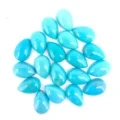 Natural Turquoise 8*12mm Pear Shape Cabochon Gemstone Loose Cabs For Jewelry Making 1
