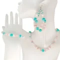 Amazonite Princess Spiny Oyster Mop Jewelry Set Jewelry Beaded Multi Stone Ji bo Çêkirina Jewelry Gift Holiday 1