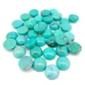 Natural Turquoise 8mm Cabochon Umgangatho oPhezulu amaso eLondolozayo ukwenza ubucwebe 1