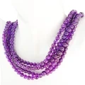 Lavender Amethyst Gemstone Loose Beads Full Strand 1