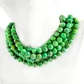Natural Green Turquoise Gemstone Loose Beads Full Strand Round 1