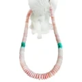 Natural Pink Sea Shell Necklace With Original And Blue Turquoise For Gift 1