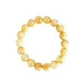 Quality Natural Gold Rutilated Quartz Bracelet Smooth Stone Spiritual Ability Gifts For Dad Boyfriend Husband Grandpa Men 1