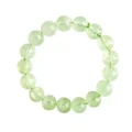 ត្បូងធម្មជាតិ Prehnite រលោង គ្រាប់អង្កាំ Rondelle សម្រាប់ធ្វើគ្រឿងអលង្ការ 1