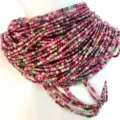 Tourmaline Beads Multi Color Round 3mm Gemstone Watermelon Tourmaline Smooth Beads Strand 1