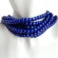 7mm Lapis Lazuli Hạt Tròn Màu Xanh Đậm Đẹp Hạt Rời Toàn Dây 16 inch 1