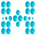 10mm*14mmnatural Turquoise Loose Beads Beautiful Blue Bead For Jewelry Making Fashion Design 1