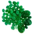 Green Strawberry Quartz Cabochon Watermelon Beads Oval Shape Polished Strawberry Quartz For Jewelry Making 1