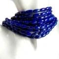 Smooth Lapis Lazuli Beads Navy Blue Genuine Natural Gemstone Loose Beads 16 Inches Per Strand Healing Beads 1