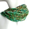 Natural Green-blue Turquoise Beads Size 4mm Turquoise Beads Semi-precious Strand For Jewelry Making Turquoise Stone 1