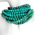 High Grade Blue Color Turquoise Round Beads Size 8mm Gorgeous Turquoise Loose Beads Beautiful Gemstone Bead 1
