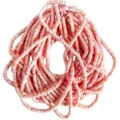 Pretty Pink Shell Beads Round 6mm Natural Gemstone Beads Washer Beads Pink Queen Conch Shell For Jewelry Making 1