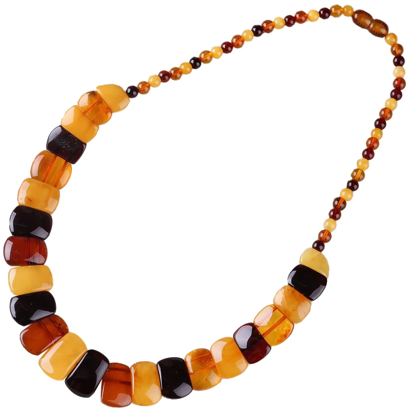 Colorful Amber Big Beaded Statement Necklace Chunky Beaded Jewelry Simple One Strand Beaded Necklace Jewelry Gifts For Women 1
