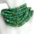 Irregular Green 8mm Natural Turquoise Loose Beads Full Strand 16inch High Quality Turquoise Beads 1