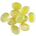 Genuine Natural Rainbow Sparkles Yellow Opal Loose Beads Grade Oval Shape 13*18mm For Jewelry Making 1