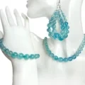 IMilky Blue Aquamarine Gemstone Beads Natural Aquamarine Rondelle Beads 7mm ukuya 15mm Beads Jewelry Ubucwebe Sete March Birthstone 1