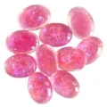 13mm * 18mm Pink Opal Glat Perle Fir Bijouen maachen Pink Opal Cabochon Glat Oval Form Edelsteen 1