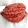 6mm Native Red Spiny Oyster Roundle For Making Handmade Necklace High Quality Beads Natural Beads Jewelry Making 1