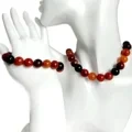 12 mm šarene rutilirane kvarcne okrugle perle, ogrlica, narukvica, set nakita, elegantna kristalna ogrlica za dar, narukvica za liječenje 1