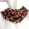 Contas suaves de turmalina rubelita colorida apirita pedras preciosas genuínas de alta qualidade para fazer joias e design de moda 1