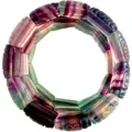 Gelang Fluorit Asli 12mm Bentuk Bunga Ukiran Gelang Batu Permata Fluorit Perhiasan Hadiah Pertunangan 1