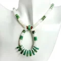 Vibrant Choker Bodas Spiny Oyster Jeung Composite Turquoise Perhiasan Kulon - Southwestern Kalung -Pondok Kalung Beaded Choker 1