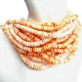6mm Oranyeu Alami Biang Oyster Shell Rondelles Oranyeu Bodas Oranyeu Spiny Oyster Manik Longgar Ngadamel Kalung Gelang 1