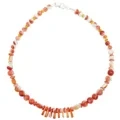 Geulis Oranyeu Spiny tiram Handmade kongkorong Strand pinuh 16inch kasinugrahan pikeun awéwé 1