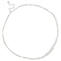 925 Sterling Silver Mutiara kongkorong Cai tawar Mutiara Silver Choker Perhiasan bermakna 1