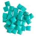 Natirèl Turquoise Square Turquoise Cabochon 10m * 10mm Pou Bijou Fè Fashion Design 1