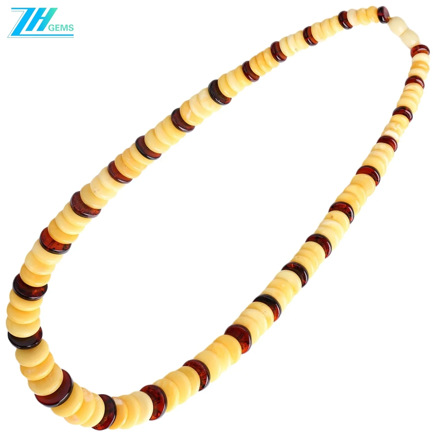 Laut Baltik Alami Unoptimized Hayam Lemak Konéng Beeswax Darah Amber Kalung Kalung Modis 1