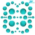 Natural Turquoise Round Cabochon 25mm * 25mm Big Size Southwestern Stones Native Jewelry Beads Blue Green Beads 1