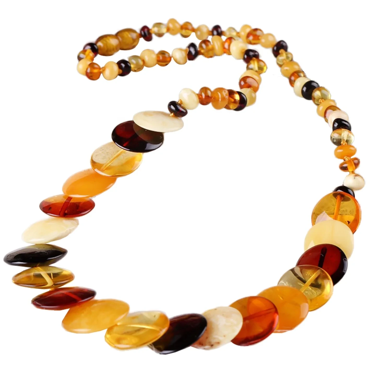 Kalung Amber Alami Warna-warni Batu Permata Choker Hadiah Pikeun Pencinta Yoga 1