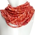5mm Red Spiny Oyster Full Strand 16inch For Jewelry Making Fashion Design 1
