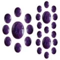 13mm*18mm Charoite Loose Gemstone Cabochon Բարձր որակի իսկական թանկարժեք քար ոսկերչական իրերի պատրաստման համար 1