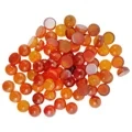 6mm Amber Kualitas Luhur Manik Leupas Nyieun Kalung Perhiasan Amber Gemstone Cabochon 1